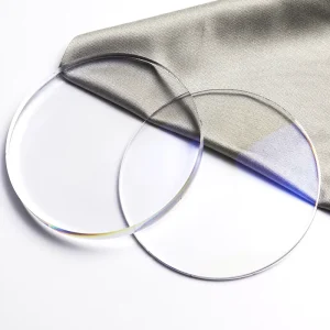 1.49 1.56 1.61 1.67 1.74 Blue Cut Clear Base Optical Eyeglass Lenses Factory