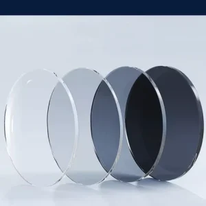 1.56 1.61 1.67 Single Vision SHMC Outdoor Reading Myopia Anti-Blue Photochromic Ophthalmic Lenses