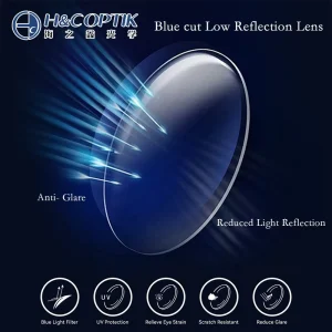1.56 Blue-Cut Anti-Reflection SHMC Blue Coating Optical Lenses for Driving