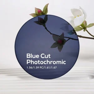 1.56 Blue Cut Photochromic Resin Photo Grey Optical Eyeglass Lenses