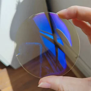 1.56 Blue Cut Resin Lenses with 40% Filter HMC Yellow 8005 Optical Lens, Clear