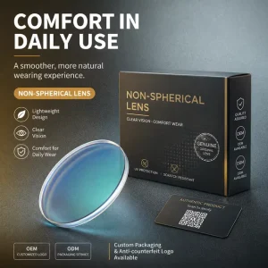 1.56 CR39 HMC UV420 Aspheric Blue-Block Optical Spectacle Lenses