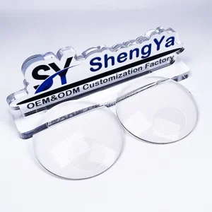 1.56 HC Round Top Bifocal Spectacle Lenses Factory Manufactured Optica Optic Bifocal Lenses White Aspheric Vision Effect CR39