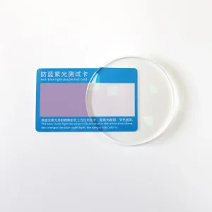 1.56 HMC Blue Block Lens UV420 Single Vision Blue Cut Ophthalmic Lenses Clear Blue Light Blocking