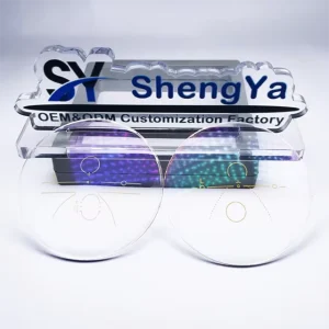 1.56 HMC Progressive Blue Cut UV420 Anti-Blue Optical Plastic Spectacle Lenses Green Coating