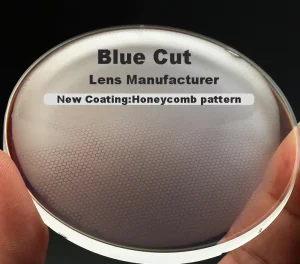 1.56 Honeycomb Pattern Coating Anti-Blue Glasses Lens Blueblock Optical Lens Blue Cut Photochromic Lenses