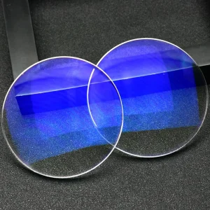 1.56 Optical Super Hydrophobic Blue Light Blue Cut Lens Optical Lens With Your Own Logo UC Lens