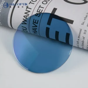 1.56 Photochromic HMC Optical Lens Blue 72mm Diameter