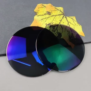 1.56 Resin Photochromic Blue Light Cut Eyeglass Lens HMC EMI Anti-Reflective Coating