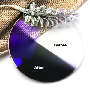 1.56 UV420 CR39 Blue Cut Photo Grey Blue Block Photochromic Grey Lens Single Vision Lenses for Eye Glasses