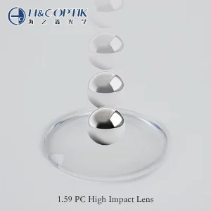 1.59 Polycarbonate Anti-Blue Light SHMC Optical Lens 73mm Diameter