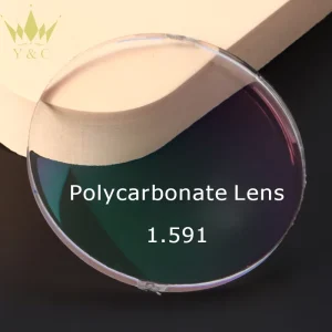 1.59 Polycarbonate Optical Lenses Blue Light Filter Superhydrophobic Coating