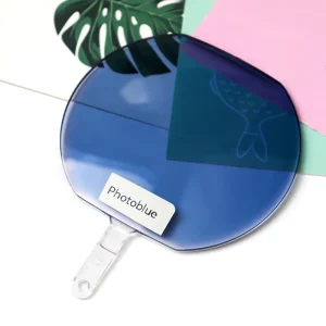 1.591 PC Photochromic Photob Blue Single Vision Stock Optical Lens