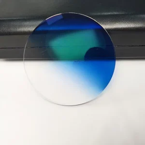 1.60 MR 8 Gradient blue sunglasses lens tinting colors ar coating eye lenses