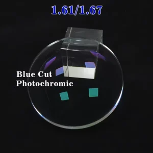 1.61/1.67 HMC Progressive Super Hydrophobic Two-Piece 2C Base Curve 72mm Spectacle and Optical Lenses Manufacturer