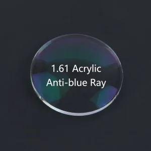 1.61 Acrylic Blue Cut Blue Filter HMC Optical Lens