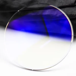 1.61 HMC Single Vision Clear Optic Lenses Uncut AR Green/Blue Coating UV400