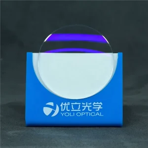 1.61 UV420 Clear Resin Single Vision Prescription Lenses HMC AR Coated Blue Cut