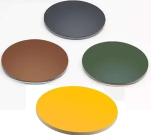 1.67 Polarized Semi Finished SV Photochromic Sunfilter HC Hard Coating 75mm Optical Resin Lenses