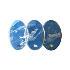 1.74 Semi Finished SV Photochromic Sunfilter UV++ UV420 Blue-Ray Blocking HC Hard Coating 65 70 75mm Optical Resin Lenses
