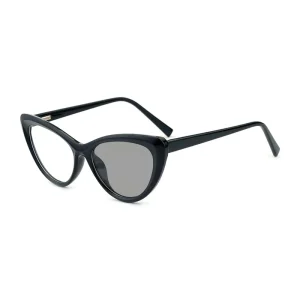 1002 Photochromic Cat Eye Spring Hinge Flexible Hinged Frame Optical Eyeglasses Frames for Women Men