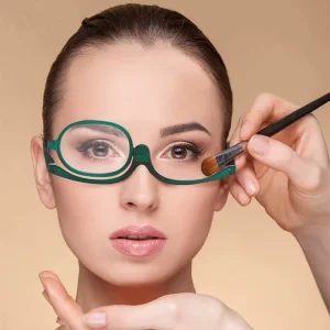 180-Degree Rotating Cosmetic Folding Reading Glasses With Metal Hinge