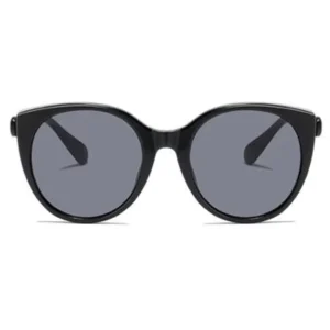 19141 Women’s Small Round Sunglasses with Green and Red Frames