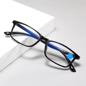 1pc TR Material Square Frame Blue Light Blocking Presbyopia Unisex Reading Glasses 1.0 1.5 2.0 2.5 3.0 3.5 4.0