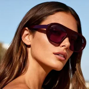 2026Top Quality Square Rice Nail Large Frame Square Leopard Eyewear Frame Square Frame UV400 Sunglasses for Outdoor Trendy Ins