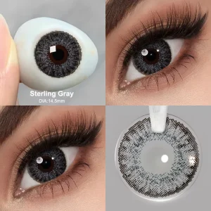 3-Tone Colored Contact Lenses 14.5 mm Big Eye Tri-Color Lenses