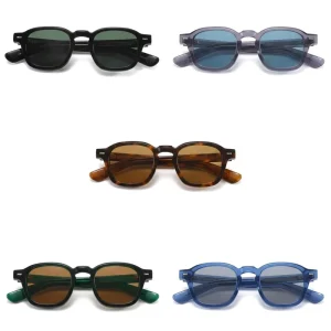 3001 Retro Small Square Acetate UV400 Polarized Sunglasses for Men and Women