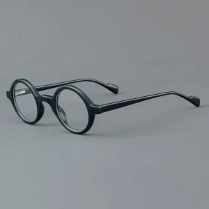 30129 New Acetate Retro Round Fashion Glasses Frame Men Top Quality Optical Eyeglasses Myopia Reading Women Personalized Eyewear