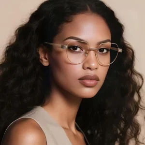 3174 Metal Frame Women’s Optical Eyeglasses Blue Light Blocking