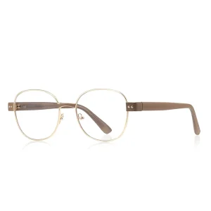 3181 Metal Women’s Optical Eyeglass Frames with Blue-Light Cut Lenses, Factory