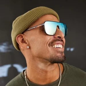 3413 Square Sun Shades Custom Logo One-Piece Sunglasses for Men and Women