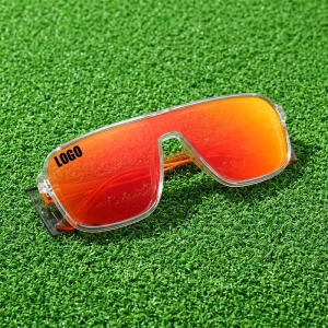 3413A Sports Eyewear AS/NZS 1337.1 Oversize Mirror Red Lens Z87.1 Safety Unisex Sunglasses