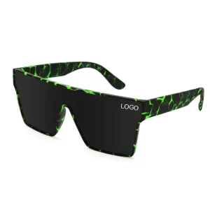 3522 Square Polarized Sunglasses UV400 TAC Mirror Lenses TR90