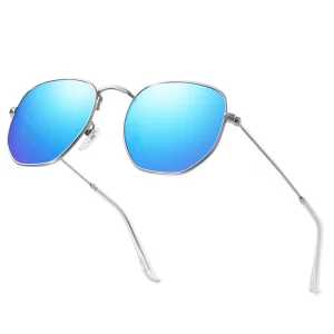 3548 Fashionable Tac Polarized Metal Gold Frame Optical Sunglasses Trendy Classic Unique Light Thin High Quality