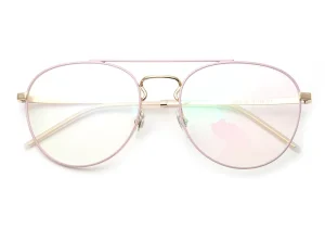 3589Retro metal eyeglass frames with superior texture suitable for those with myopia and anti blue light protection