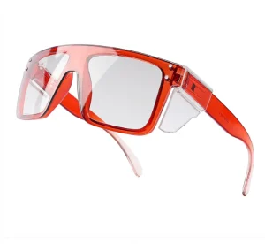 3616 OEM Custom Logo TR90 Frame Sunglasses Oversized Flat Top Protective Goggles Women Men Square Shades