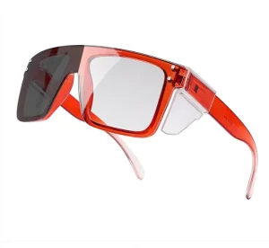3616 Oversized Square Photochromic Safety Sunglasses ANSI Z87.1 and AS/NZS 1337.1 Certified Side Shields