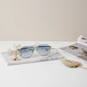 3627 Gradient Retro Metal-Frame UV400 Sunglasses for Men and Women