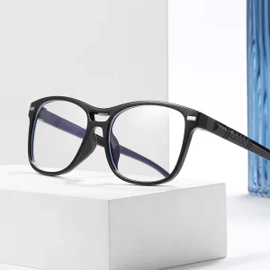 3869 Fashion Full Rim PC Frame Squared Replaceable Lens Unisex Blue Light Blocking Glass Frame for Men Women Optical Frame
