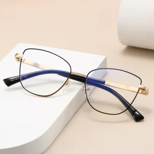 39018 Cat Eye Optical Frames for Women Metal Glasses Frames Fashion Eyeglasses Frames
