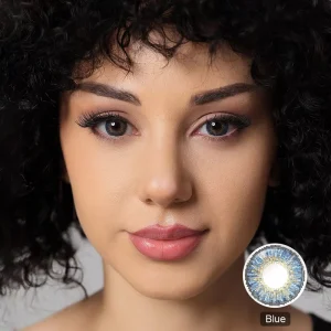 3Tone Blue Yearly Cosmetic Contact Lenses