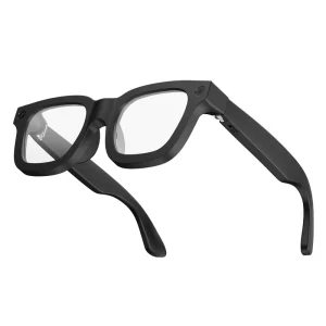4K Camera Smart Glasses with Video Recording, AI, Bone Conduction, Electrochromic Lenses for Blind Users