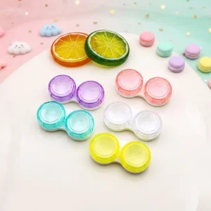 5 Colored Contact Lens case Designer Eye Contact Lenses case Cute Color Contact Lens case