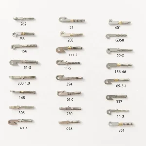 500 Pairs Metal Hinge Spring Insert Repair Parts for Sunglasses and Eyeglasses Made in Zhejiang