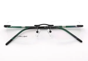5006J Slim Metal Eyeglass Frames for Low to Moderate Prescriptions