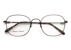 5505Fashion Memory Eyeglass Frames Not Likely to Bend Suitable for High Myopia Patients Anti Blue Light Protection